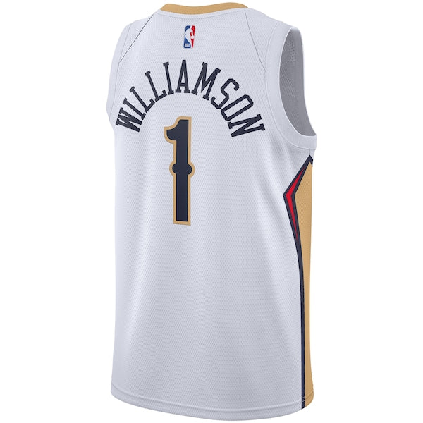 Zion Williamson New Orleans Pelicans Nike 2019/2020 Swingman Jersey - Association Edition - White/Navy