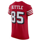 George Kittle San Francisco 49ers Nike Alternate Vapor Elite Jersey - Red/Scarlet/White