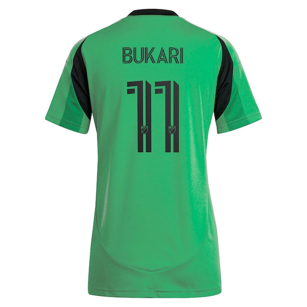Osman Bukari Austin FC adidas Youth 2025 The Heartbeat Kit Replica Player Jersey - Green