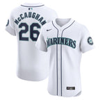Darren McCaughan Seattle Mariners Nike Home Elite Player Jersey - White