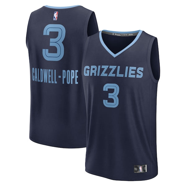 Kentavious Caldwell-Pope Memphis Grizzlies  Fast Break Replica Player Jersey - Icon Edition - Navy