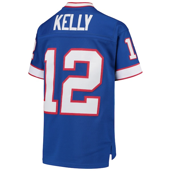 Jim Kelly Buffalo Bills Youth 1990 Legacy Retired Player Jersey - Royal