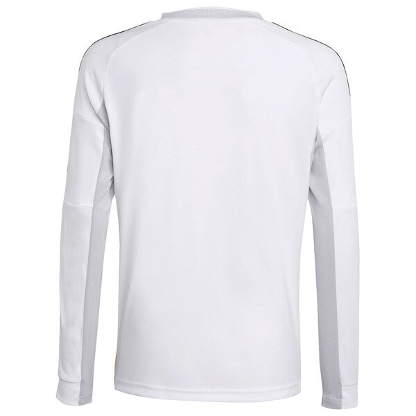 Los Merengues adidas Youth 2025/26 Home Replica Long Sleeve Jersey - White