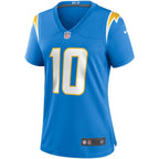 Justin Herbert Los Angeles Chargers Nike Women's Player Game Jersey - Powder Blue/Navy