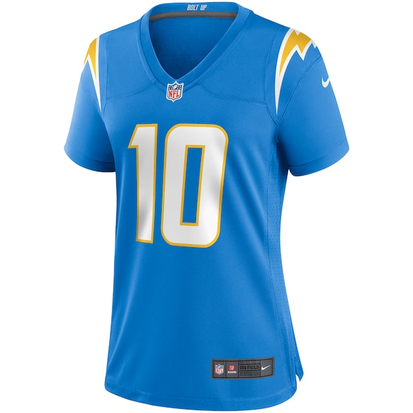Justin Herbert Los Angeles Chargers Nike Women's Player Game Jersey - Powder Blue/Navy