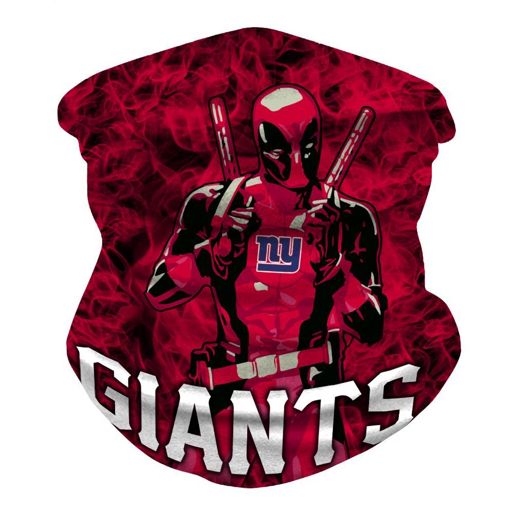 NEW YORK GIANTS & DEADPOOL FACE MASK BANDANAS
