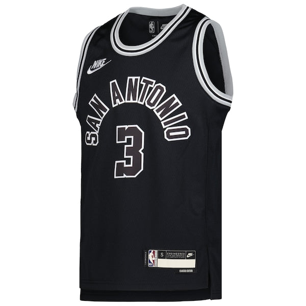 Keldon Johnson San Antonio Spurs Nike Youth 2022/23 Swingman Jersey - Classic Edition - Black