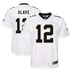 Chris Olave New Orleans Saints Nike Youth Game Jersey - White