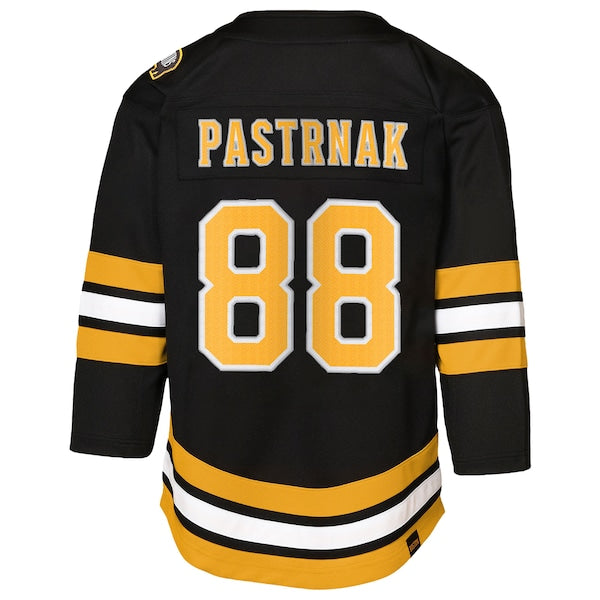 David Pastrnak Boston Bruins Preschool Home Replica Player Jersey - Black