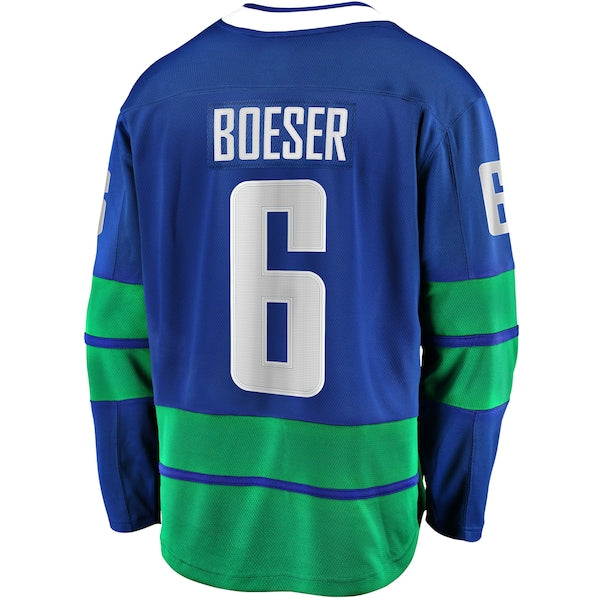 Brock Boeser Vancouver Canucks   Premier Breakaway Player Jersey - Blue