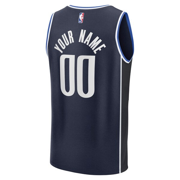 Dallas Mavericks  Custom Fast Break Jersey - Statement Edition - Navy/Blue