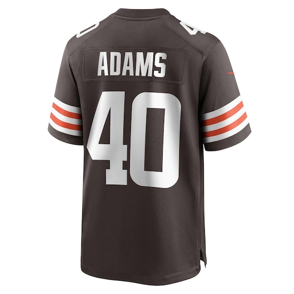 Matthew Adams Cleveland Browns Nike Game Player Jersey - Brown