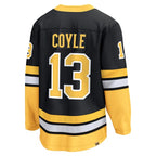 Charlie Coyle Boston Bruins  100th Anniversary Premier Breakaway Player Jersey - Black