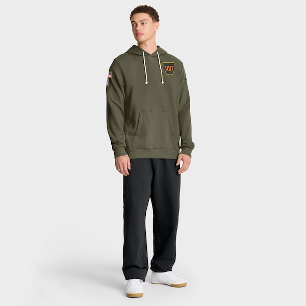 Washington Commanders Nike 2025 Salute to Service Sideline Standard Issue Dri-FIT Hoodie - Olive