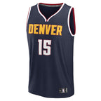 Nikola Jokic Denver Nuggets  Fast Break Replica Player Jersey - Icon Edition - Navy