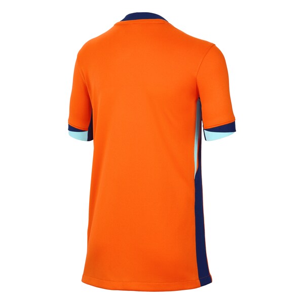 Netherlands National Team Nike Youth 2024 Home Replica Blank Jersey - Orange