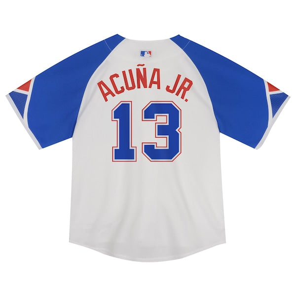 Ronald Acuña Jr. Atlanta Braves Nike Toddler City Connect Limited Player Jersey - White