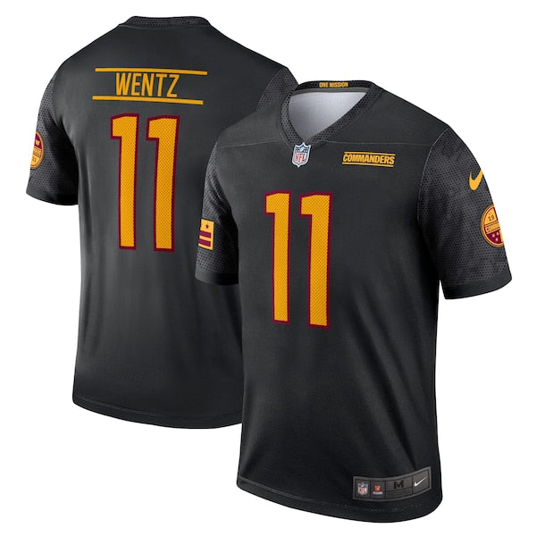 Carson Wentz Washington Commanders Nike Alternate Legend Jersey - Black