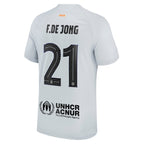 Frenkie de Jong Barcelona Nike 2022/23 Third Breathe Stadium Replica Player Jersey - Gray