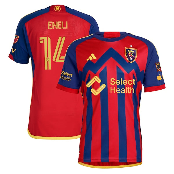 Emeka Eneli Real Salt Lake adidas 2024 Peak Utah Authentic Player Jersey - Red
