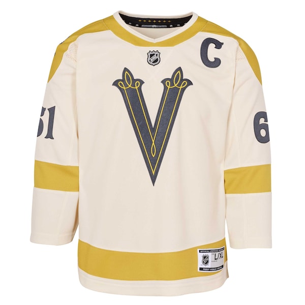 Mark Stone Vegas Golden Knights Youth 2024 NHL Winter Classic Premier Player Jersey - Cream