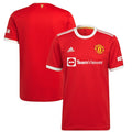 Manchester United adidas 2021/22 Home Replica Jersey - Red