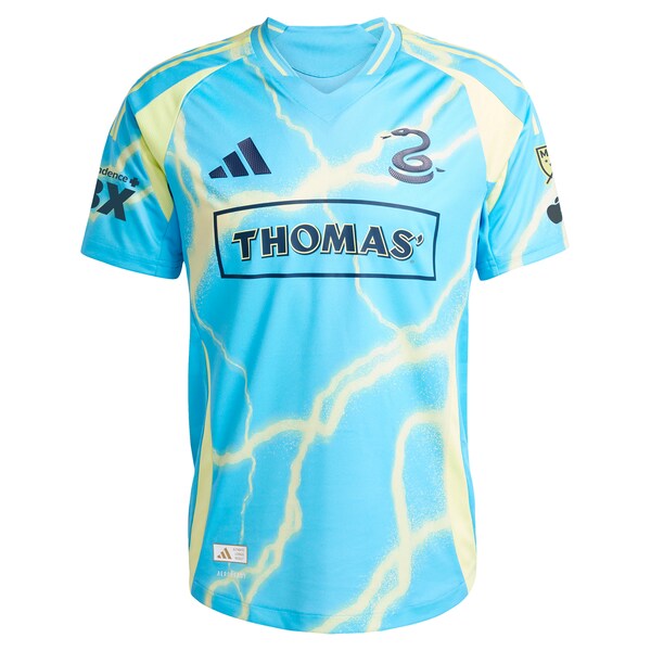 Philadelphia Union adidas 2025 The Voltage Kit Authentic Jersey - Blue
