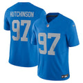 Aidan Hutchinson Detroit Lions Nike Vapor F.U.S.E. Alternate Limited Jersey - Blue