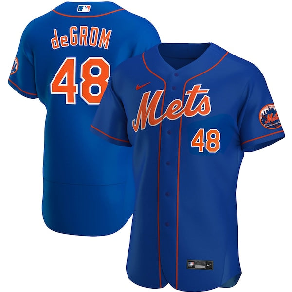 Jacob deGrom New York Mets Nike Alternate Authentic Player Jersey - Royal/White