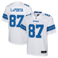 Sam LaPorta Detroit Lions Nike Youth Player Game Jersey - White