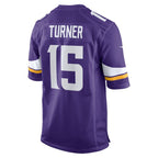 Dallas Turner Minnesota Vikings Nike 2024 NFL Draft First Round Pick Player Game Jersey - Purple