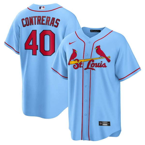 Willson Contreras St. Louis Cardinals Nike Alternate Replica Jersey - Light Blue