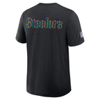 Pittsburgh Steelers Nike 2025 NFL Crucial Catch Tri-Blend Dri-FIT T-Shirt - Black