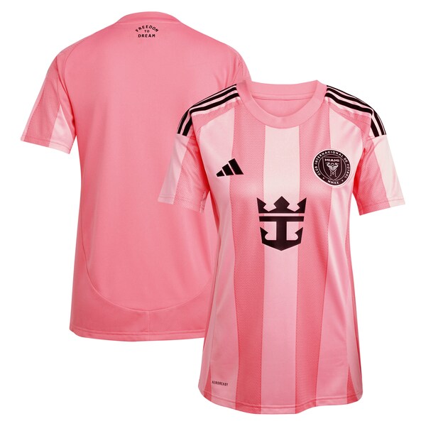 Inter Miami CF adidas Women's 2025 Euforia Replica Jersey - Light Pink