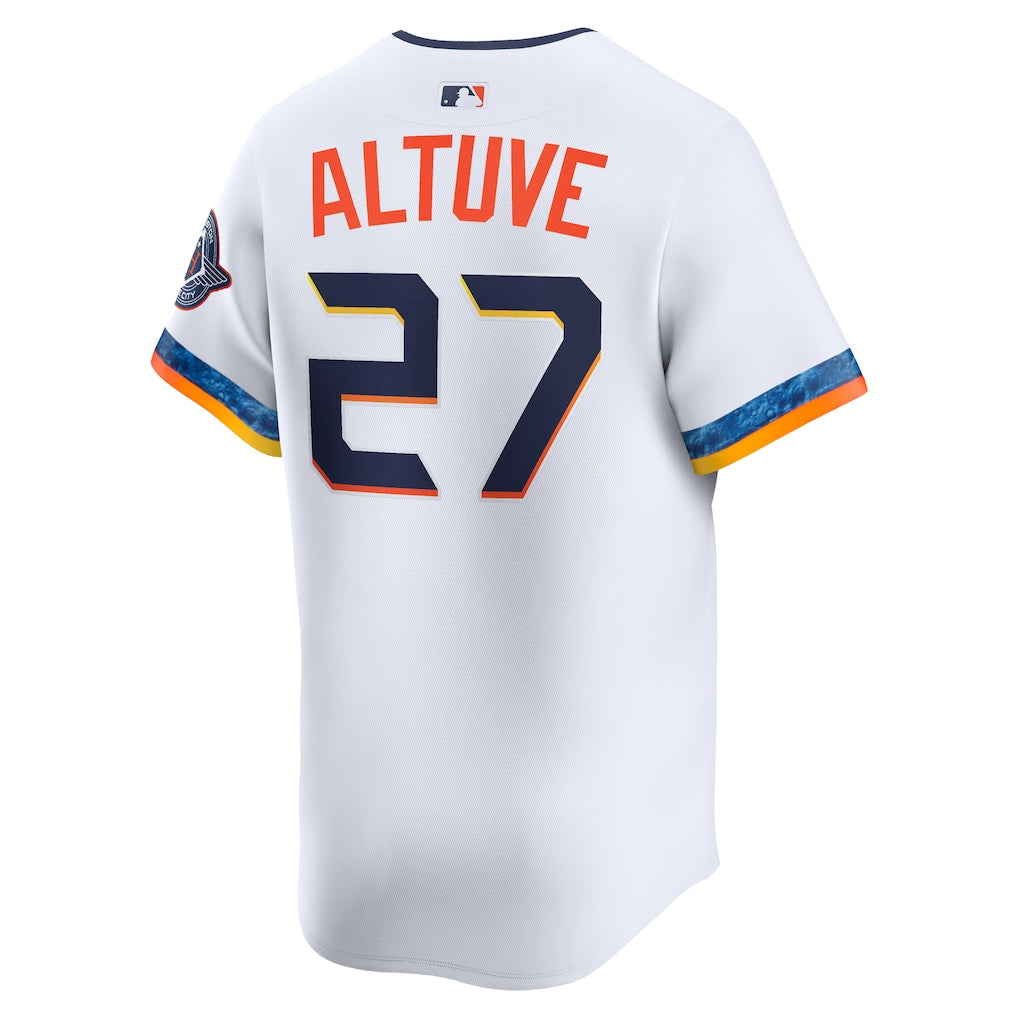 Jose Altuve Houston Astros Nike 2025 City Connect Limited Player Jersey - White