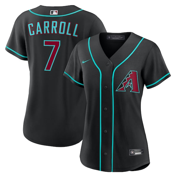 Corbin Carroll Arizona Diamondbacks Nike Women's Alternate Replica Jersey - Black