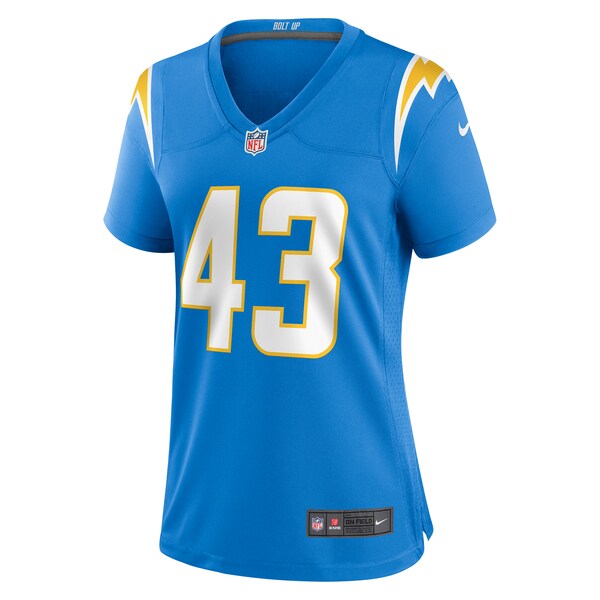 Troy Dye Los Angeles Chargers Nike Women's  Game Jersey -  Powder Blue
