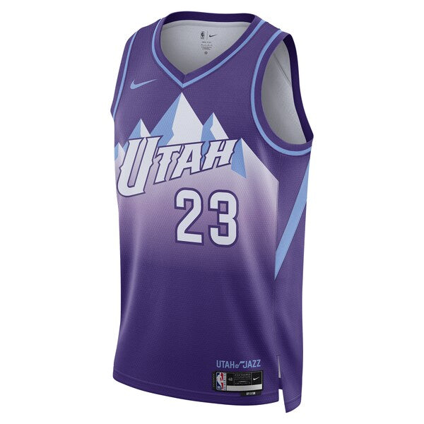 Lauri Markkanen Utah Jazz Nike Unisex 2024/25 Swingman Player Jersey - City Edition - Purple