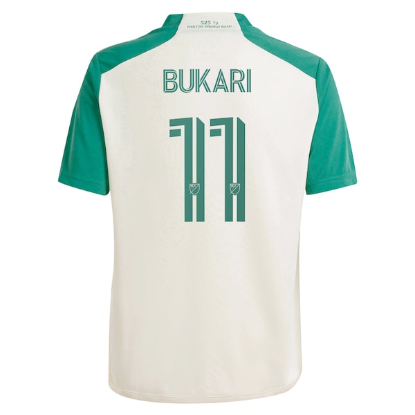 Osman Bukari Austin FC adidas Youth 2024 The Armadillo Kit Replica Player Jersey - Tan