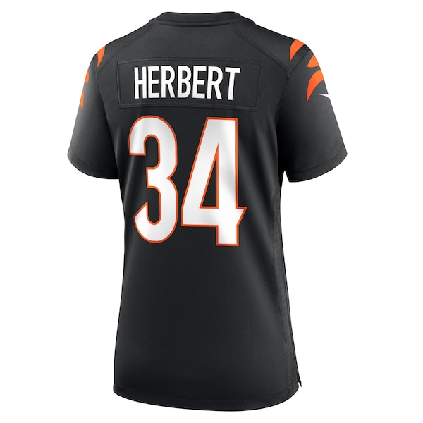 Khalil Herbert Cincinnati Bengals Nike Women's  Game Jersey -  Black