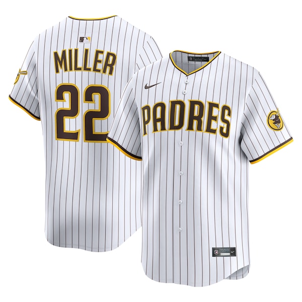 Mason Miller San Diego Padres Nike Home Limited Player Jersey - White