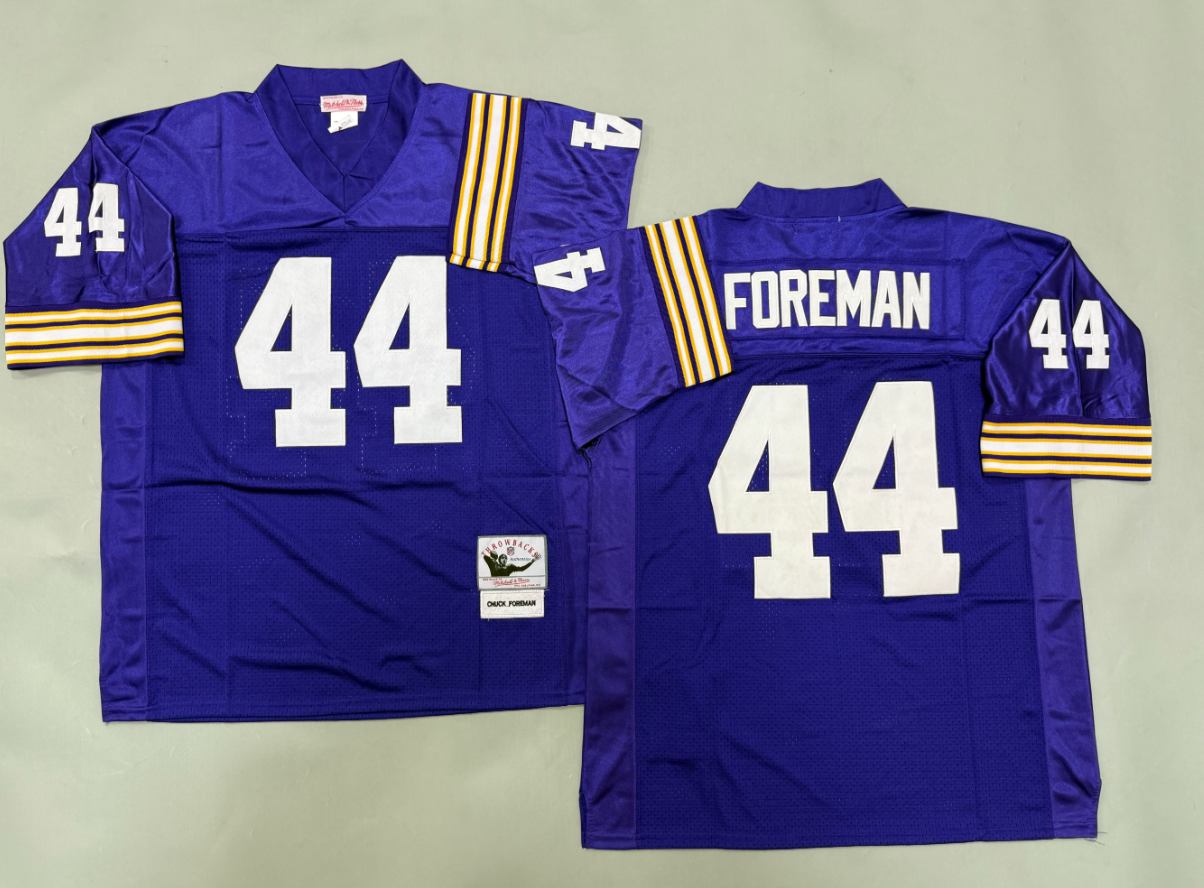 Chuck Foreman Minnesota Vikings Authentic Throwback Retired Player Jersey