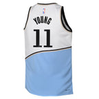 Trae Young Atlanta Hawks Nike Youth 2024/25 Swingman Player Jersey - City Edition - White