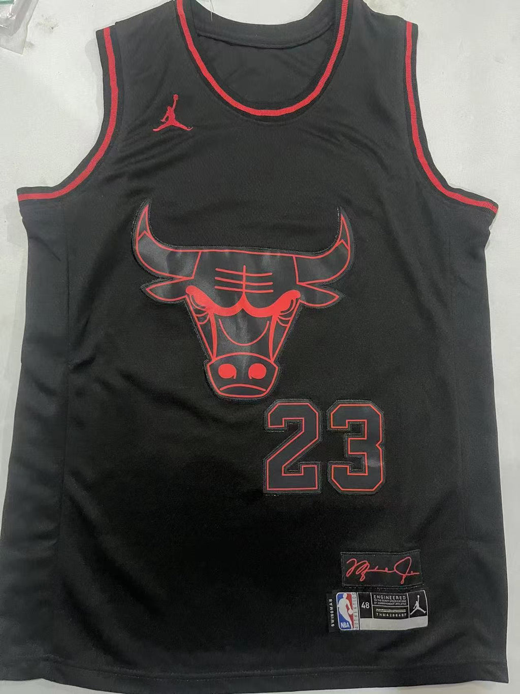 Michael Jordan Chicago Bulls Jordan Throwback Jersey - Black