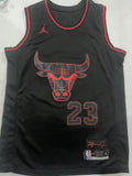 Michael Jordan Chicago Bulls Jordan Throwback Jersey - Black