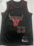 Michael Jordan Chicago Bulls Jordan Throwback Jersey - Black