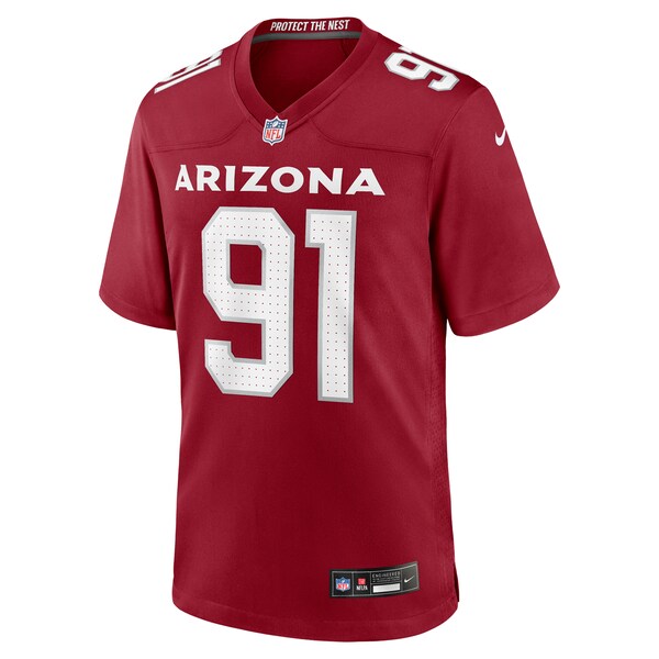 L.J. Collier Arizona Cardinals Nike Team Game Jersey -  Cardinal