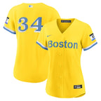 David Ortiz Boston Red Sox Nike Women's City Connect Replica Player Jersey - Gold
