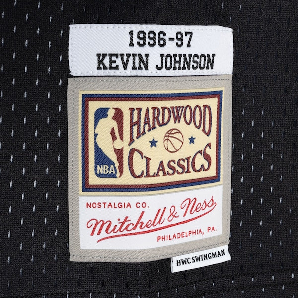 Kevin Johnson Phoenix Suns Hardwood Classics 1996/97 Split Swingman Jersey - Purple/Black