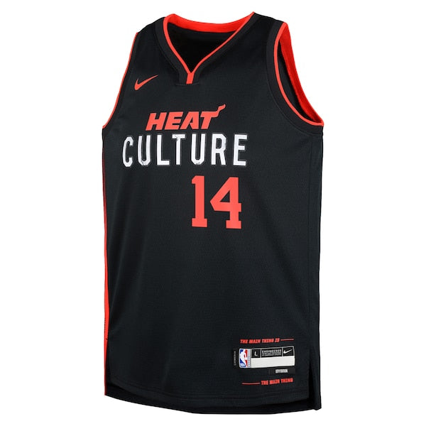 Tyler Herro Miami Heat Nike Youth  Swingman Replica Jersey - City Edition - Black